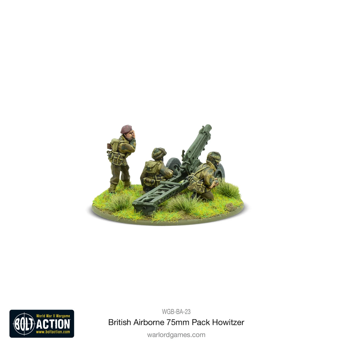 Bolt Action - British Airborne 75mm Pack Howitzer Light Artillery