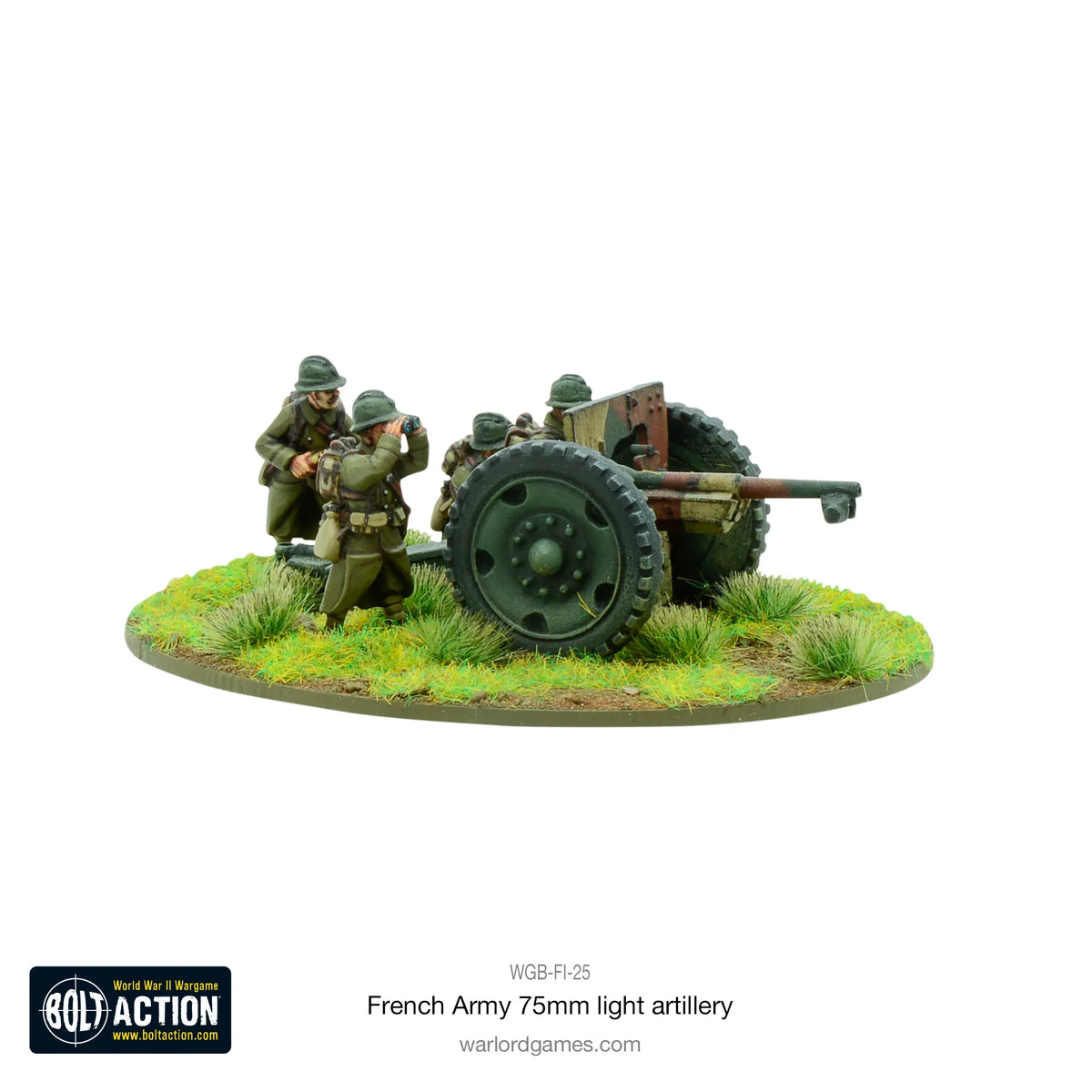 Bolt Action - French Army 75mm Light Artillery
