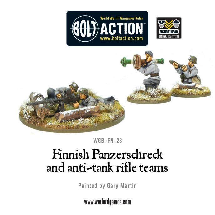 Bolt Action - Finnish Panzerschreck and Anti-Tank Rifle Teams