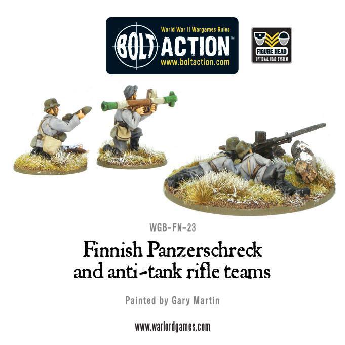 Bolt Action - Finnish Panzerschreck and Anti-Tank Rifle Teams