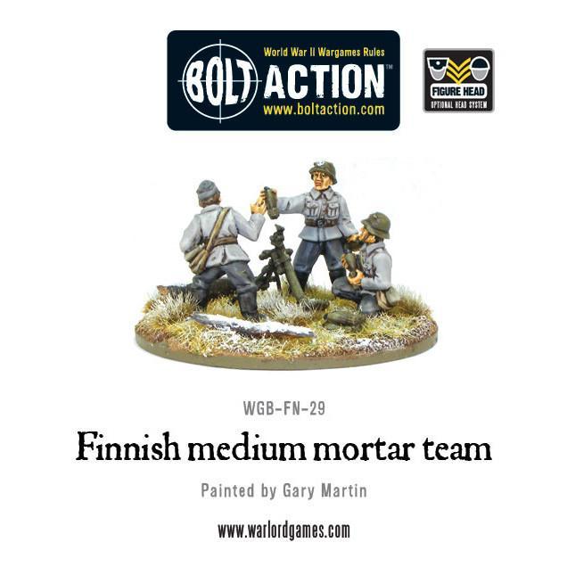 Bolt Action - Finnish Medium Mortar Team