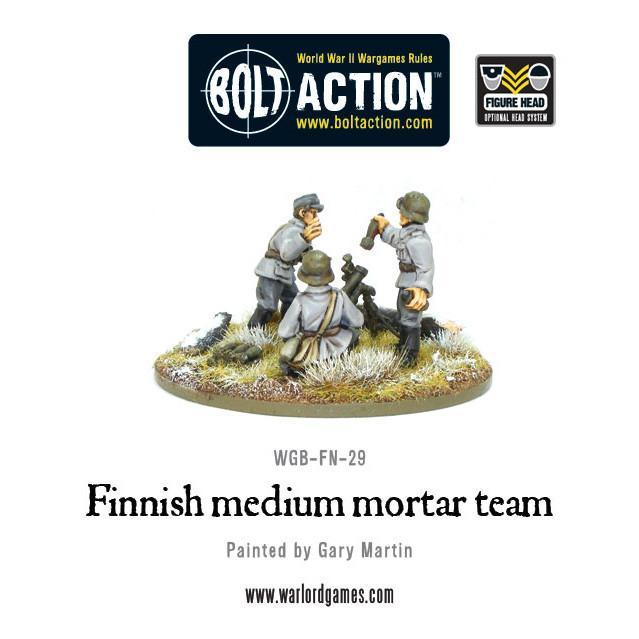Bolt Action - Finnish Medium Mortar Team