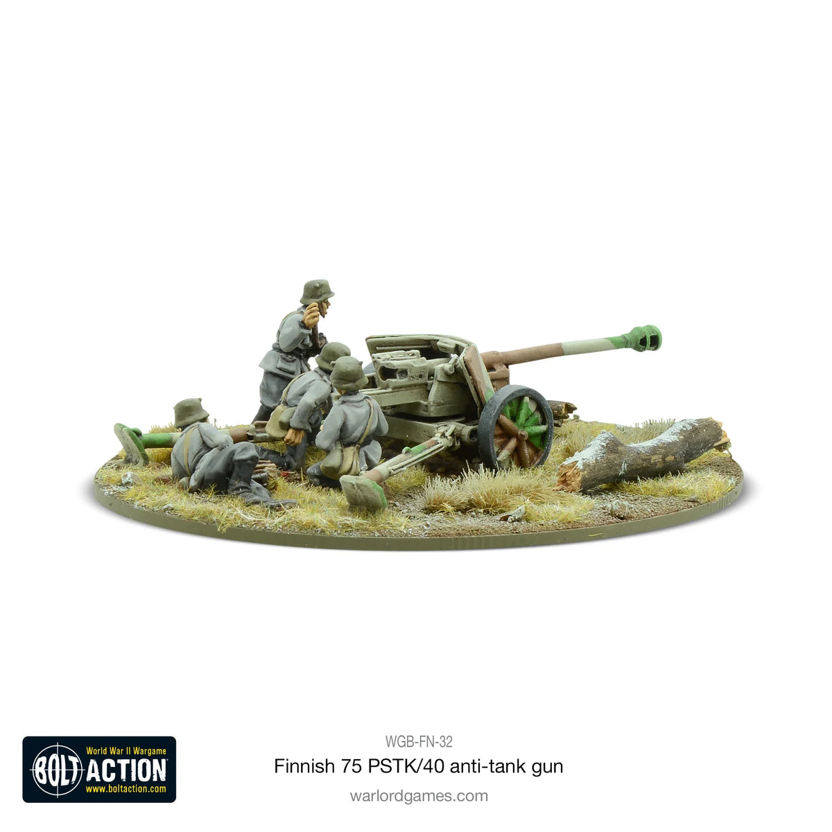 Bolt Action - Finnish 75 PSTK/40 Anti-Tank Gun