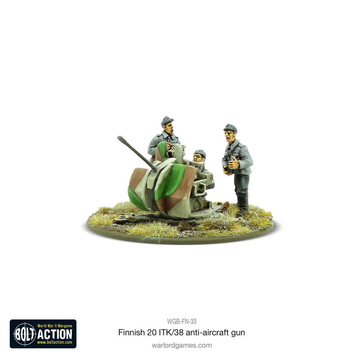 Bolt Action - Finnish 20 ITK/38 Anti-Aircraft Gun
