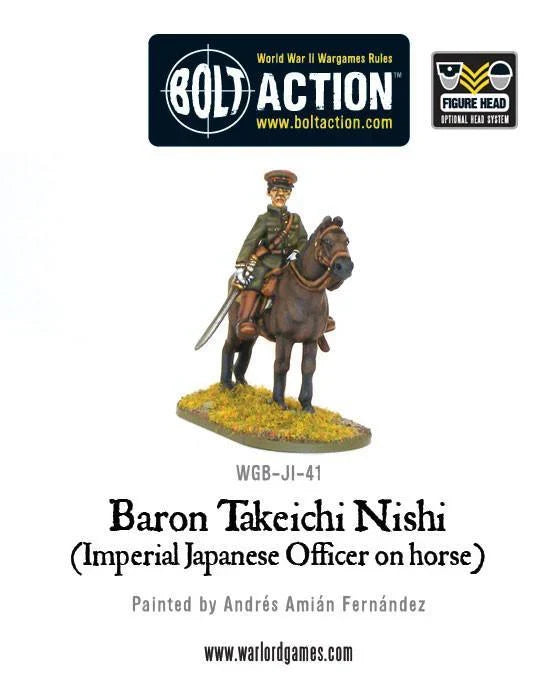 Bolt Action - Baron Nishi (Imperial Japanese Officer on Horse)