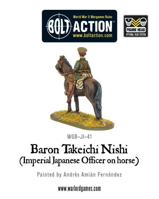 Bolt Action - Baron Nishi (Imperial Japanese Officer on Horse)