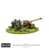 Bolt Action - Fallschirmjager 75mm PaK 40 Anti-Tank Gun