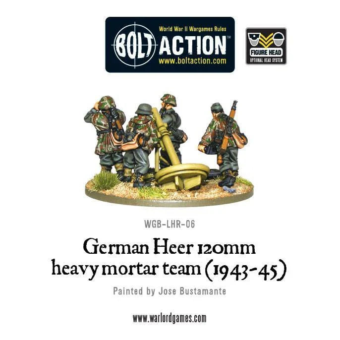 Bolt Action - German Heer 120mm Heavy Mortar Team (1943-45)