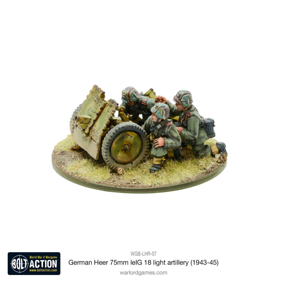 Bolt Action - German Heer 75mm Le.IG 18 Light Artillery (1943-45)