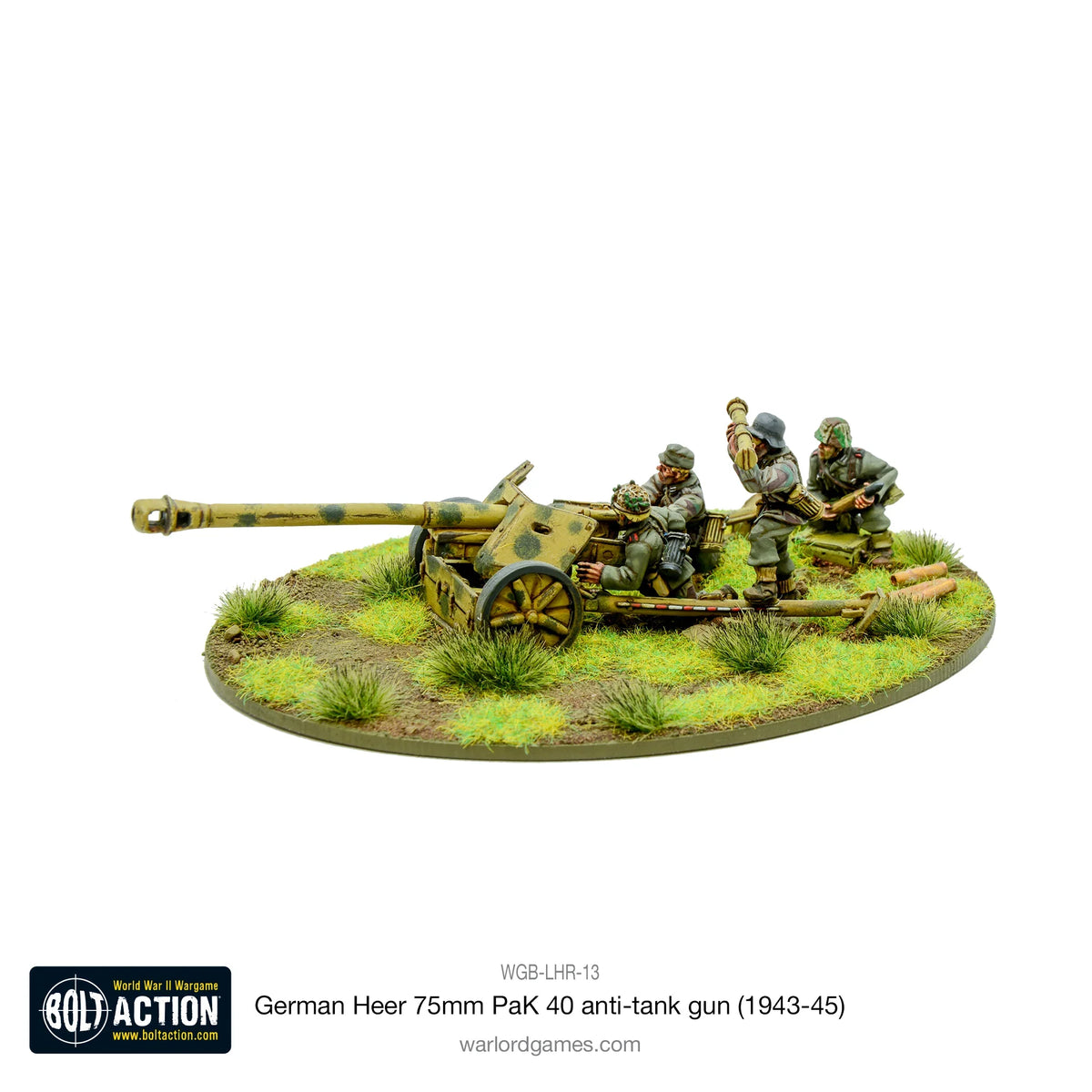 Bolt Action - German Heer 75mm PaK 40 Anti-Tank Gun (1943-45)