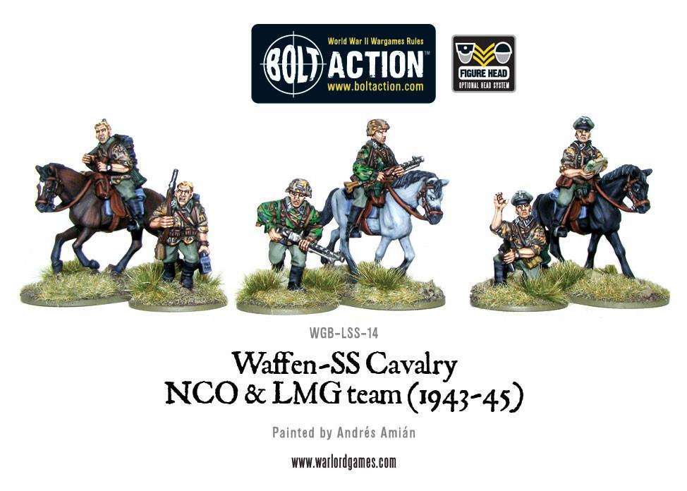 Bolt Action - Waffen SS Cavalry NCO & LMG