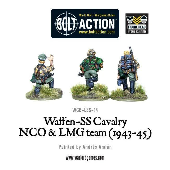 Bolt Action - Waffen SS Cavalry NCO & LMG