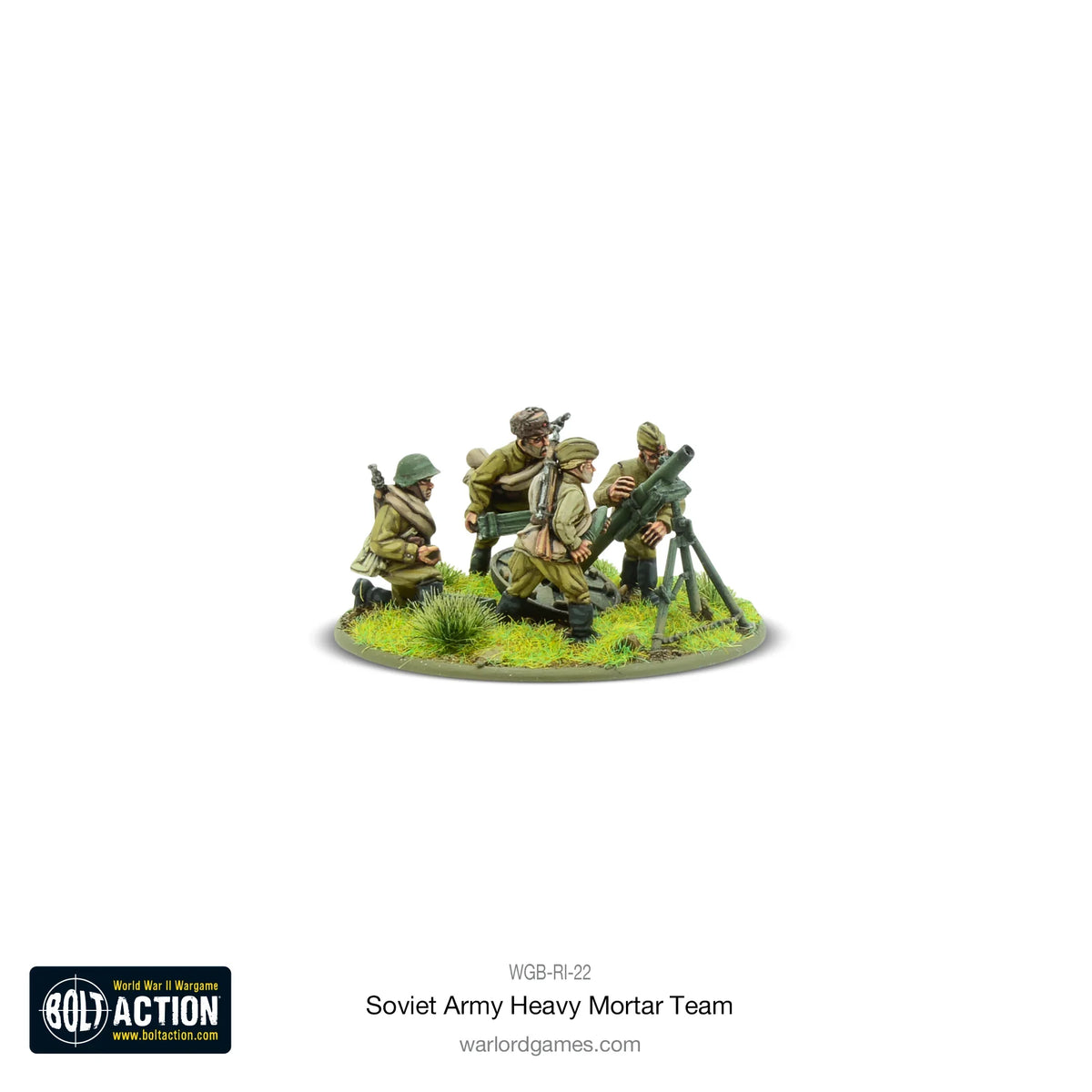 Bolt Action - Soviet Army 120mm Heavy Mortar Team