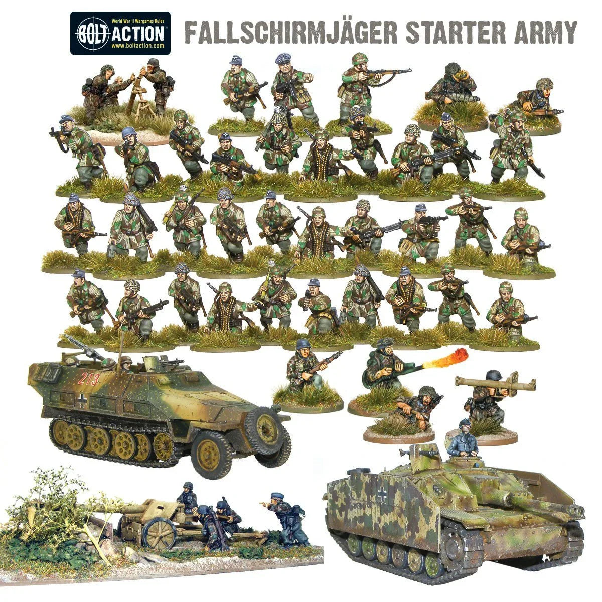 Bolt Action - Green Devils - Fallschirmjager Starter Army
