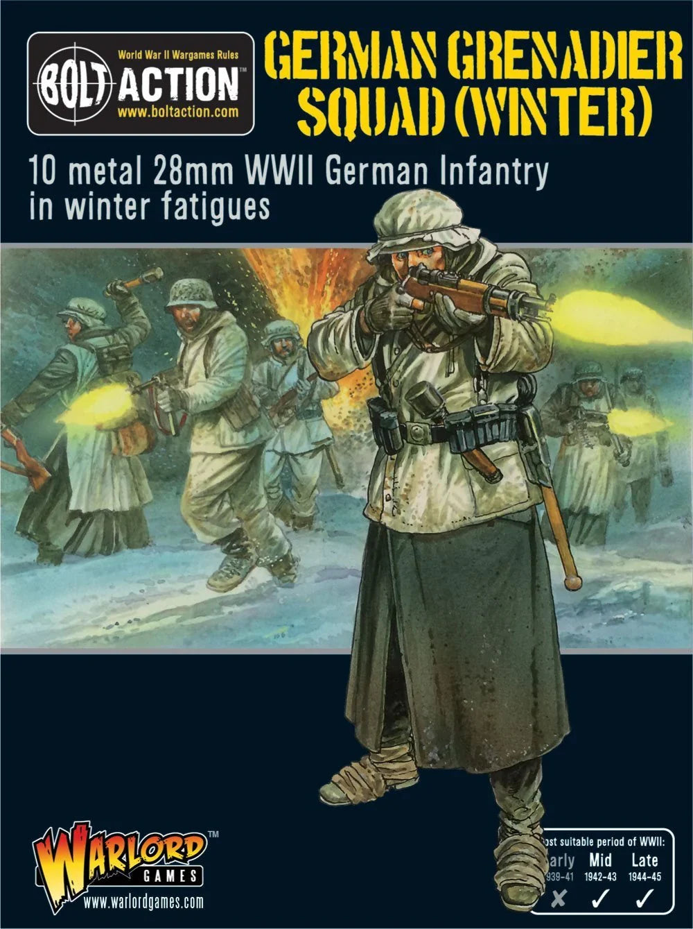 Bolt Action - German Grenadier Squad (Winter)