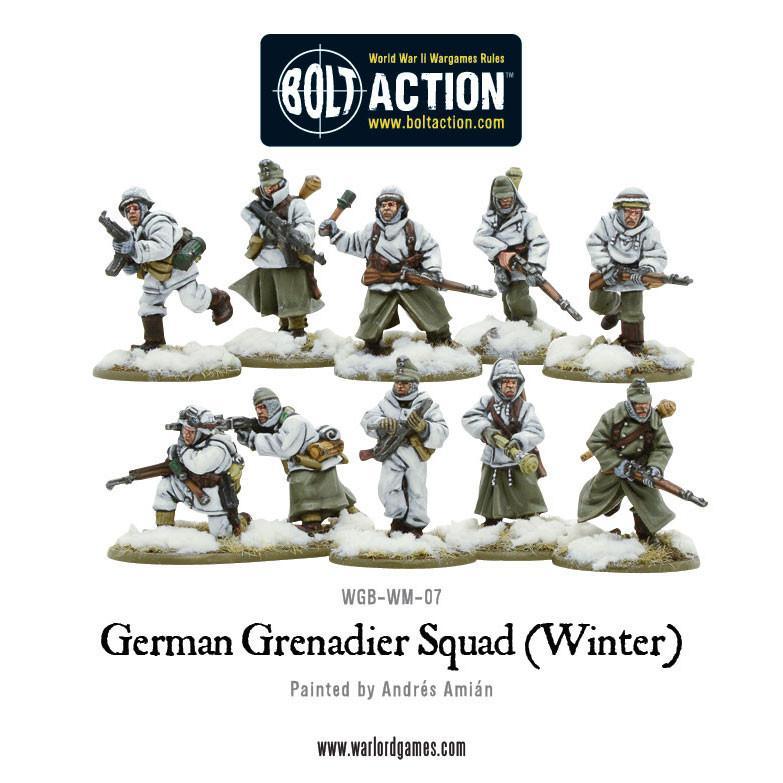 Bolt Action - German Grenadier Squad (Winter)