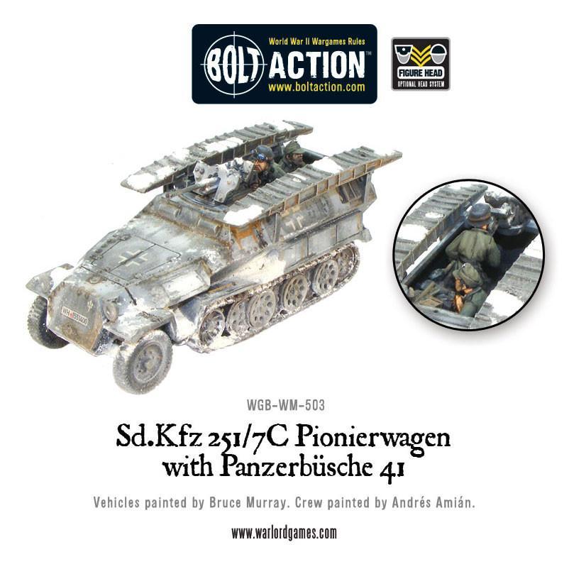 Bolt Action - Sd.Kfz 251/7C Pionierwagen with Panzerbuchse 41