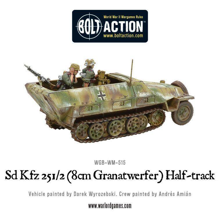 Bolt Action - Sd.Kfz 251/2 Ausf D (8cm Granatwerfer) Half-Track