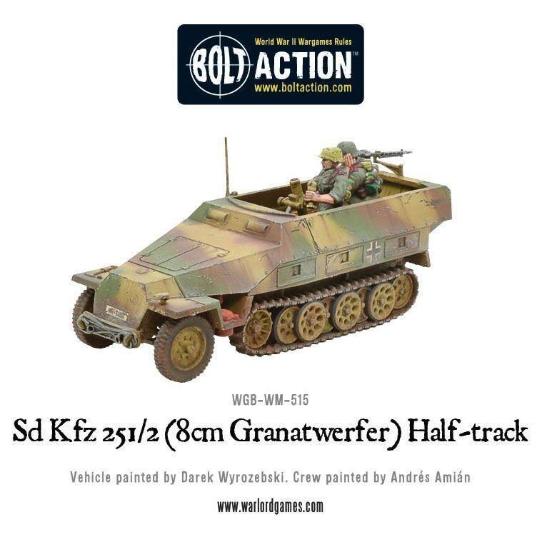 Bolt Action - Sd.Kfz 251/2 Ausf D (8cm Granatwerfer) Half-Track