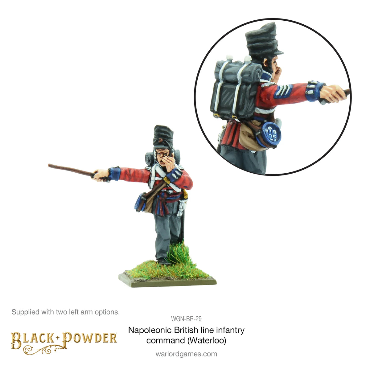 Black Powder - Napoleonic Wars: British Line Infantry Command (Waterloo)