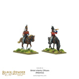 Black Powder - Napoleonic Wars: Mounted British Infantry Officers (Waterloo)