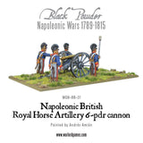 Black Powder - Napoleonic Wars: British Royal Horse Artillery 6-Pdr Cannon
