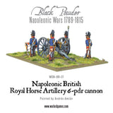 Black Powder - Napoleonic Wars: British Royal Horse Artillery 6-Pdr Cannon