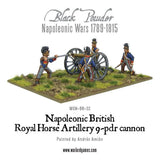 Black Powder - Napoleonic Wars: British Royal Horse Artillery 9-Pdr Cannon
