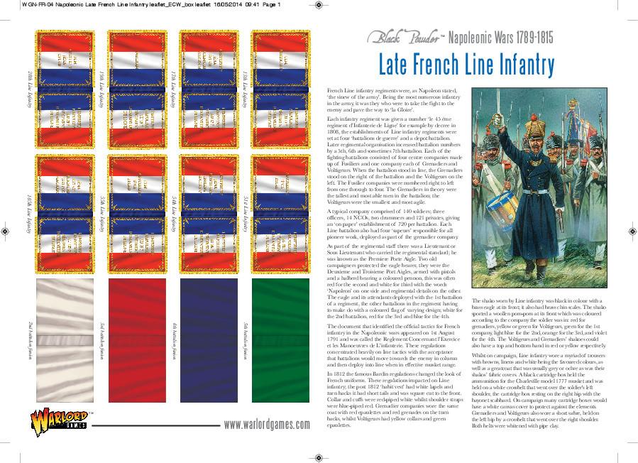 Black Powder - Napoleonic Wars: Late French Line Infantry