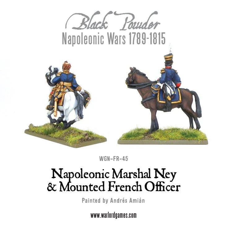 Black Powder - Napoleonic Wars: Marshal Ney & Mounted French Officer