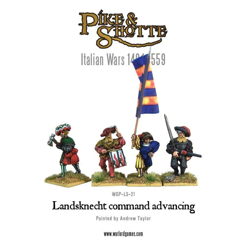 Pike & Shotte - Landsknecht Command Advancing