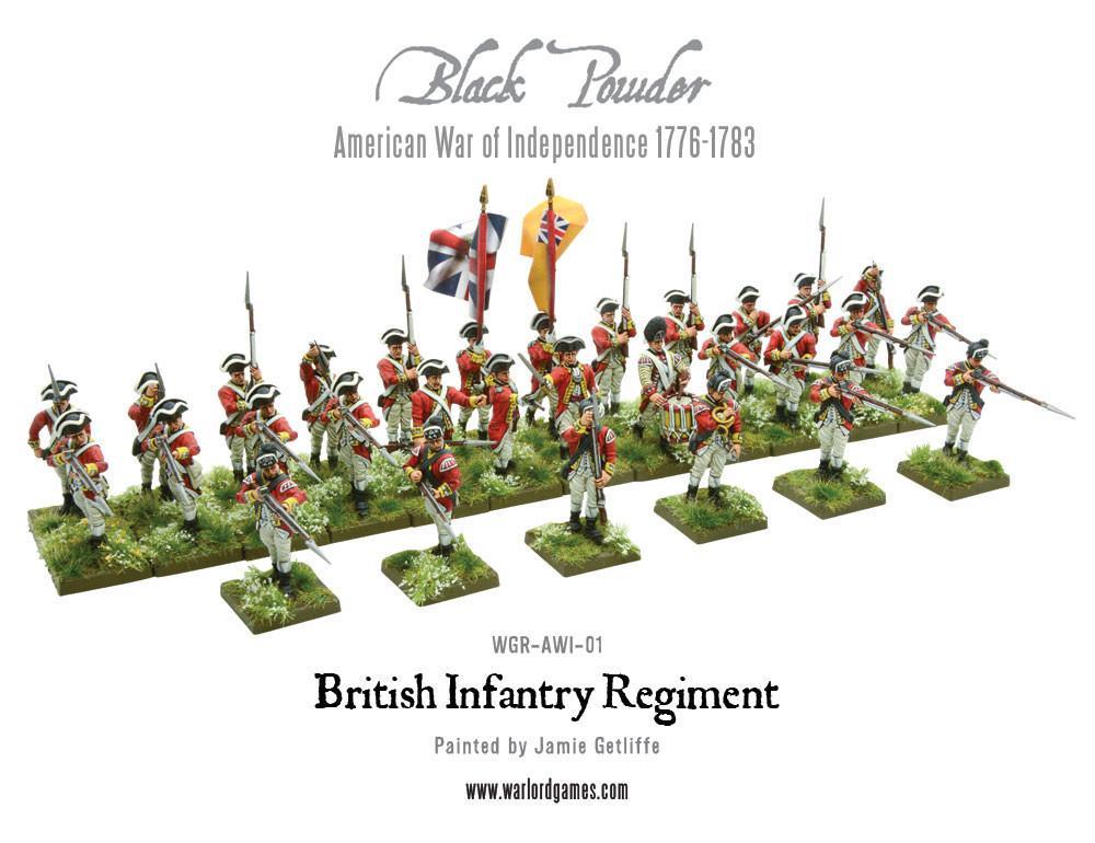 Black Powder - American War of Independence: British Infantry Regiment