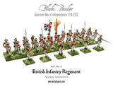 Black Powder - American War of Independence: British Infantry Regiment