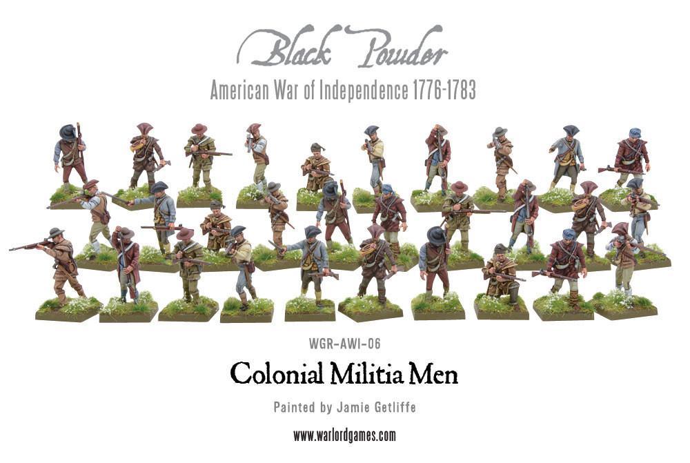 Black Powder - American War of Independence: Colonial Militia Men