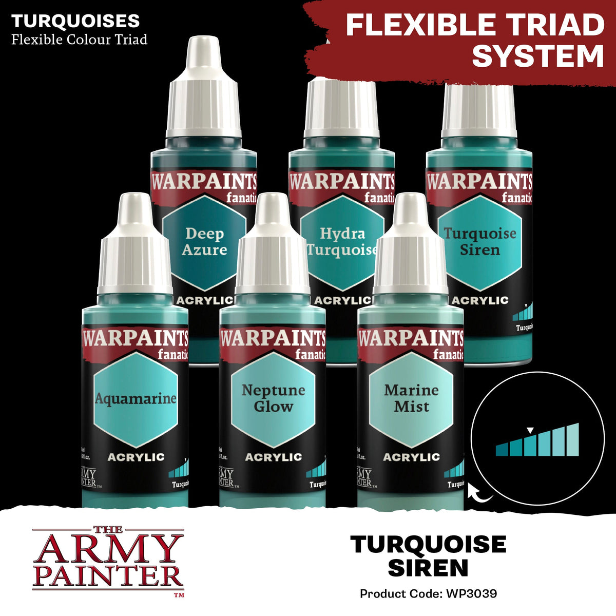 The Army Painter - Warpaints Fanatic: Turquoise Siren