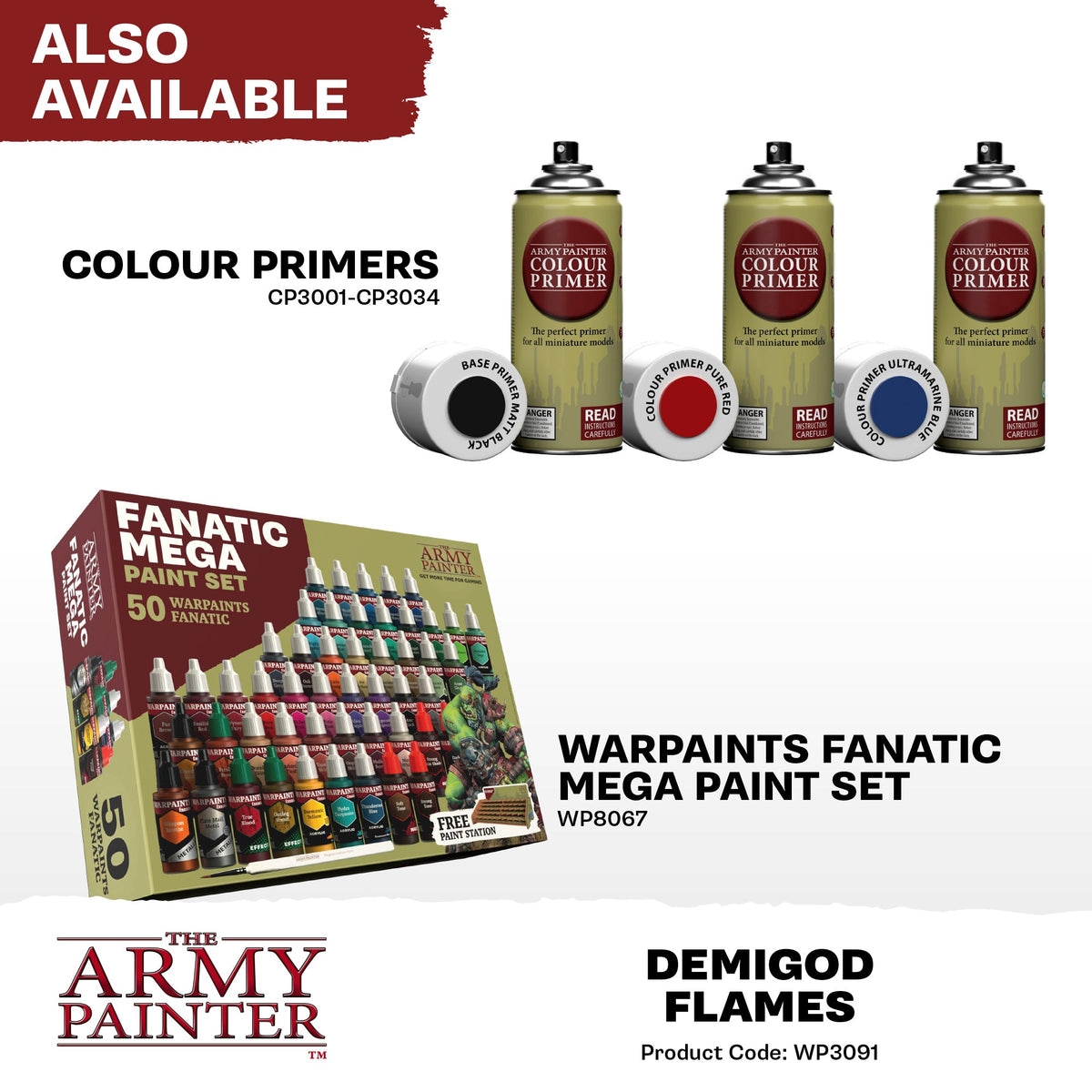 The Army Painter - Warpaints Fanatic: Demigod Flames
