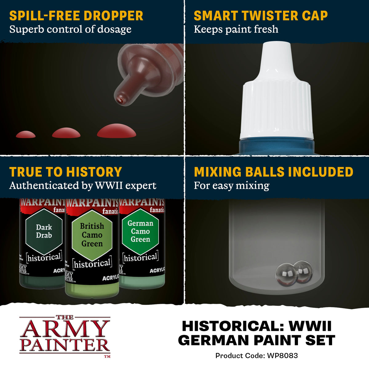 The Army Painter - Historical: World War II German Paint Set