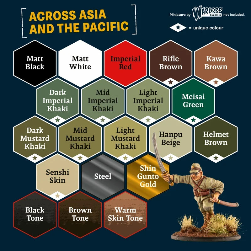 The Army Painter - Historical: World War II Imperial Japanese Paint Set