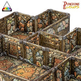 Dungeons & Lasers: PrismaCast Pre-Painted Terrain - Abandoned Mines: Pre-Painted