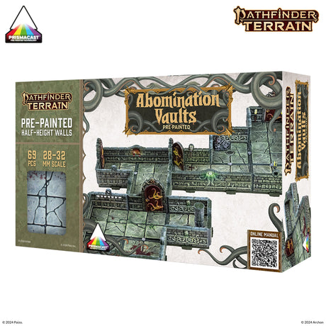Dungeons & Lasers: PrismaCast Pre-Painted Terrain - Pathfinder Terrain: Abomination Vaults
