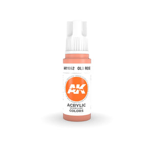 AK Interactive - 3 Gen Acrylics - Old Rose 17ml