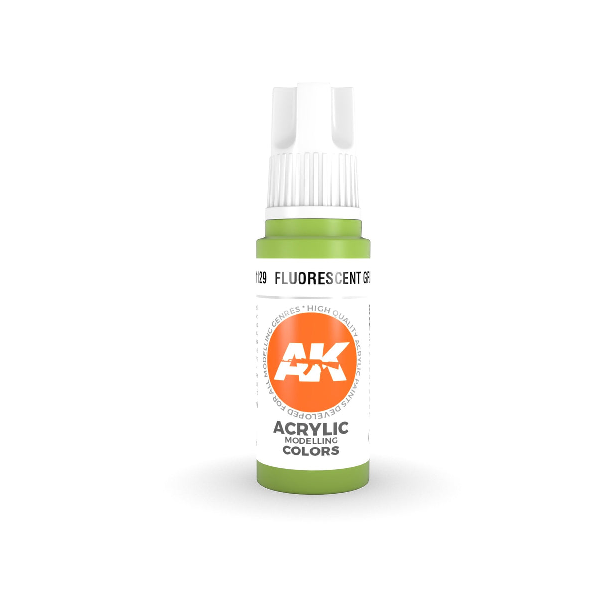 AK Interactive - 3 Gen Acrylics - Fluorescent Green 17ml