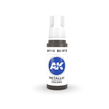 AK Interactive - 3 Gen Acrylics - Burnt Tin 17ml