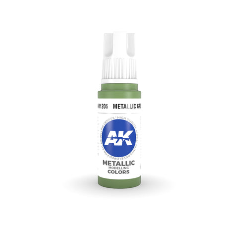 AK Interactive - 3 Gen Acrylics - Metallic Green 17ml