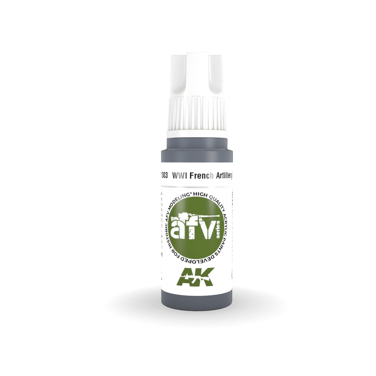 AK Interactive - 3 Gen Acrylics - Wwi French Artillery Grey 17ml