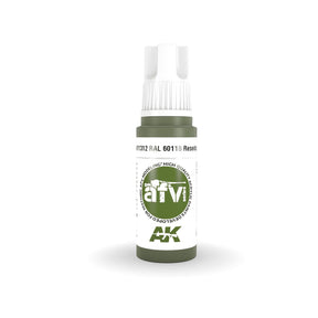 AK Interactive - 3 Gen Acrylics - Ral 6011B Resedagrün 17ml