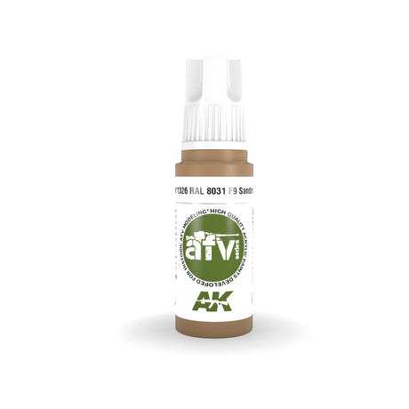 AK Interactive - 3 Gen Acrylics - Ral 8031 F9 Sandbraun 17ml