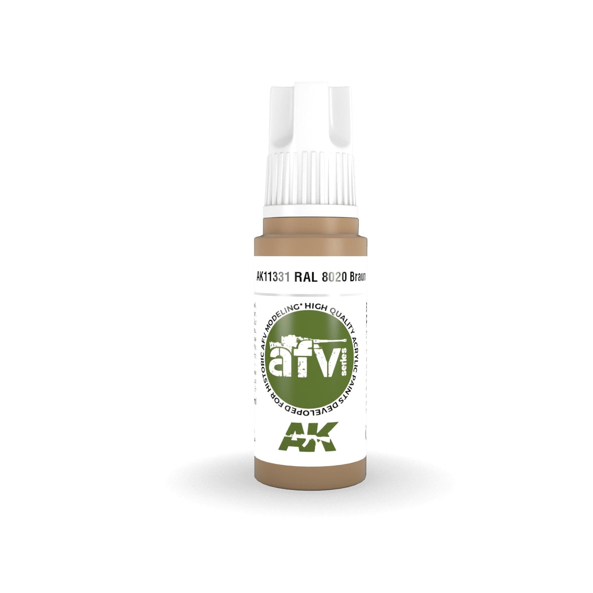 AK Interactive - 3 Gen Acrylics - Ral 8020 Braun 17ml
