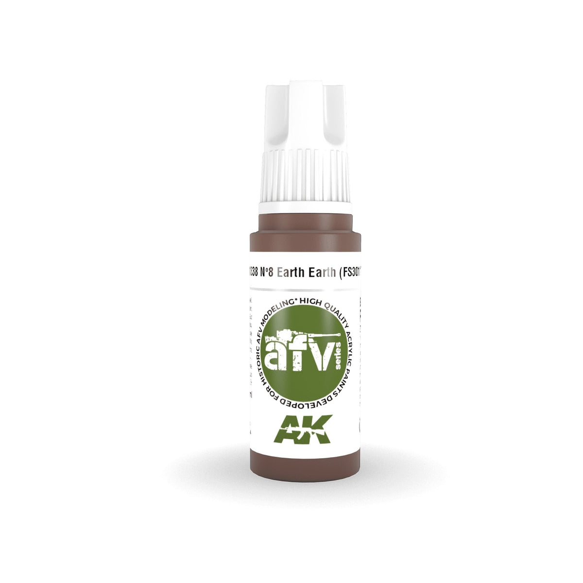AK Interactive - 3 Gen Acrylics - Nº8 Earth Red (Fs30117) 17ml