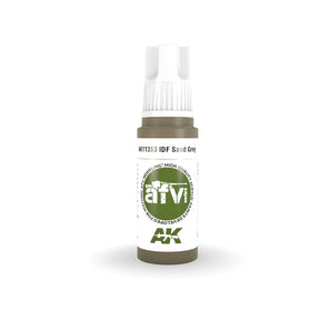 AK Interactive - 3 Gen Acrylics - Idf Sand grey 1970S-1980S 17ml